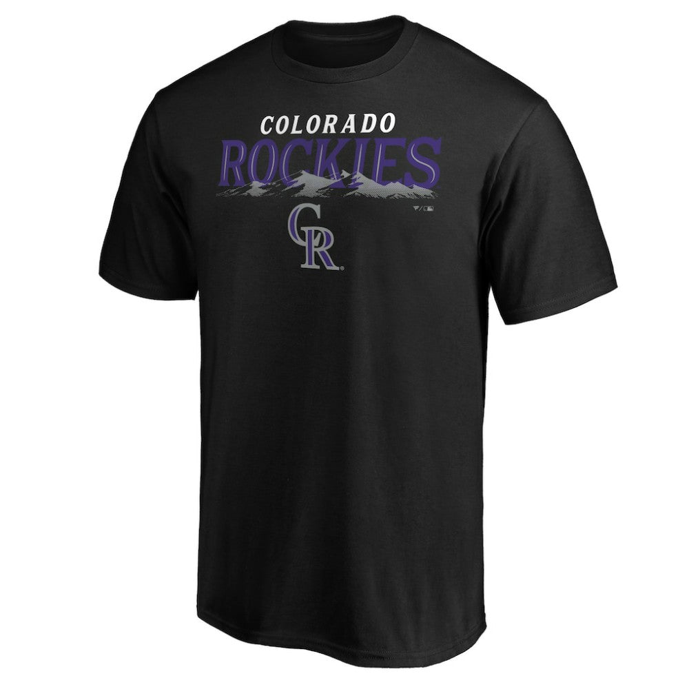 Colorado Rockies Team Adrenaline T-Shirt - Black - MLB Lifestyle