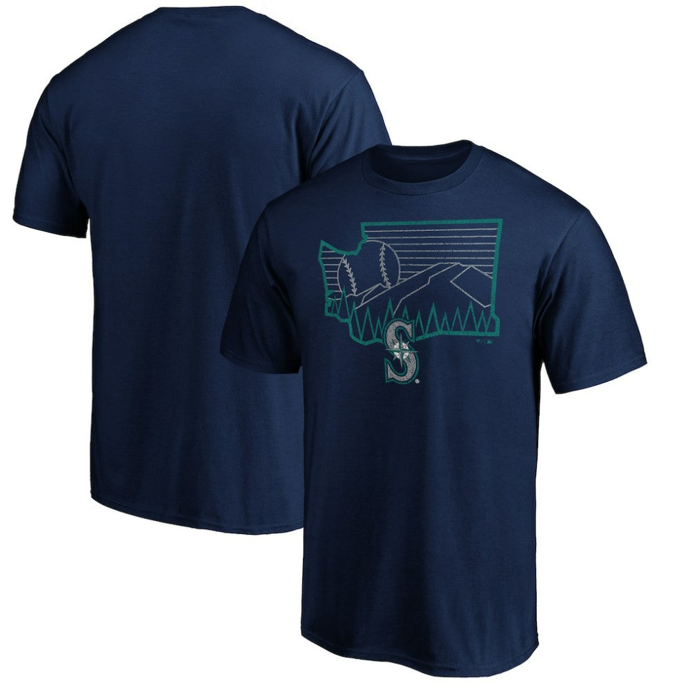 Seattle Mariners Team Adrenaline T-Shirt - Navy - MLB Sale