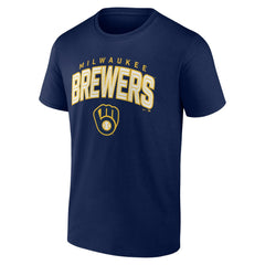Milwaukee Brewers Master the Game T-Shirt - Navy - MLB on Sale