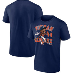 Yordan Alvarez Houston Astros Caricature T-Shirt - Navy - MLB Discount