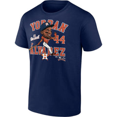 Yordan Alvarez Houston Astros Caricature T-Shirt - Navy - MLB Discount