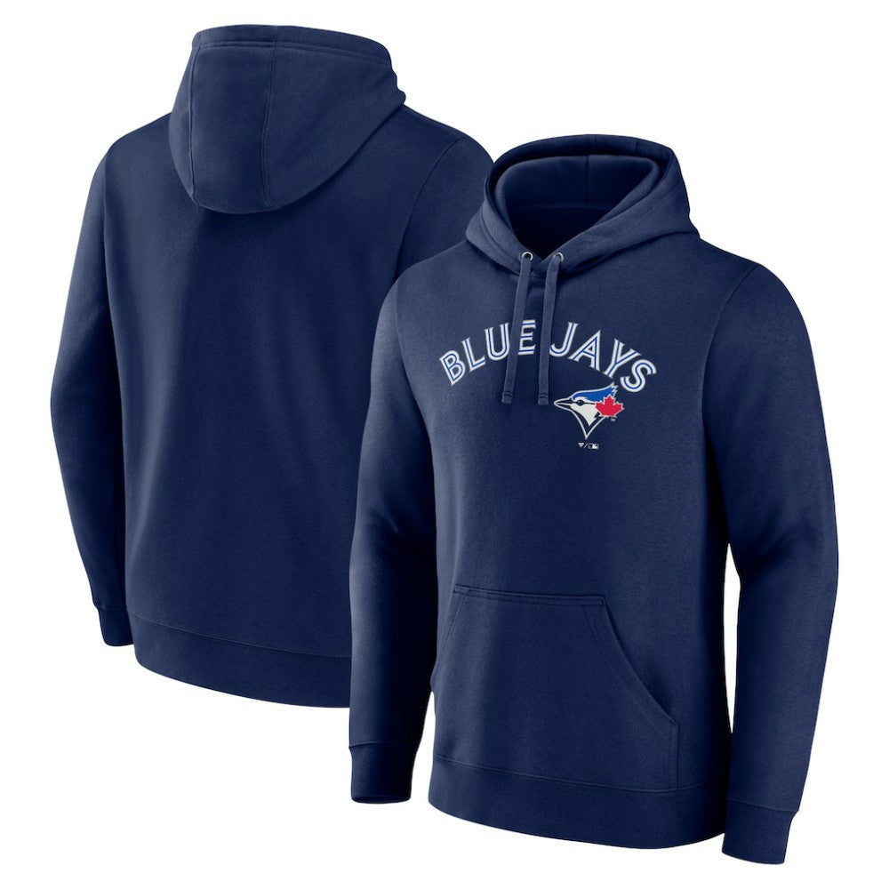 Toronto Blue Jays Official Wordmark Pullover Hoodie - Navy - MLB Discount