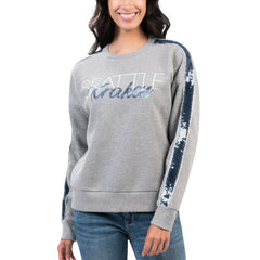 Seattle Kraken G-III 4Her by Carl Banks Women's Penalty Box Pullover Sweatshirt - Gray - NHL 200115838