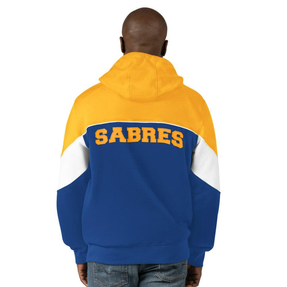 Buffalo Sabres Starter Power Forward Full-Zip Hoodie - Royal/Gold - NHL 200115877