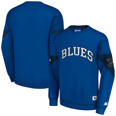 St. Louis Blues Starter Faceoff Pullover Sweatshirt - Blue - NHL 200115881