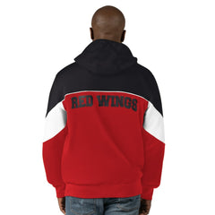 Detroit Red Wings Starter Power Forward Full-Zip Hoodie - Red/Black - NHL 200115890