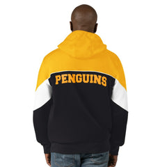 Pittsburgh Penguins Starter Power Forward Full-Zip Hoodie - Black/Gold - NHL 200115902