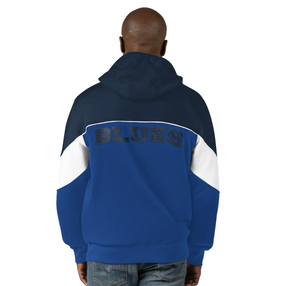 St. Louis Blues Starter Power Forward Full-Zip Hoodie - Blue/Navy - NHL 200115907
