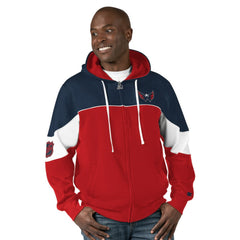 Washington Capitals Starter Power Forward Full-Zip Hoodie - Red/Navy - NHL 200115918