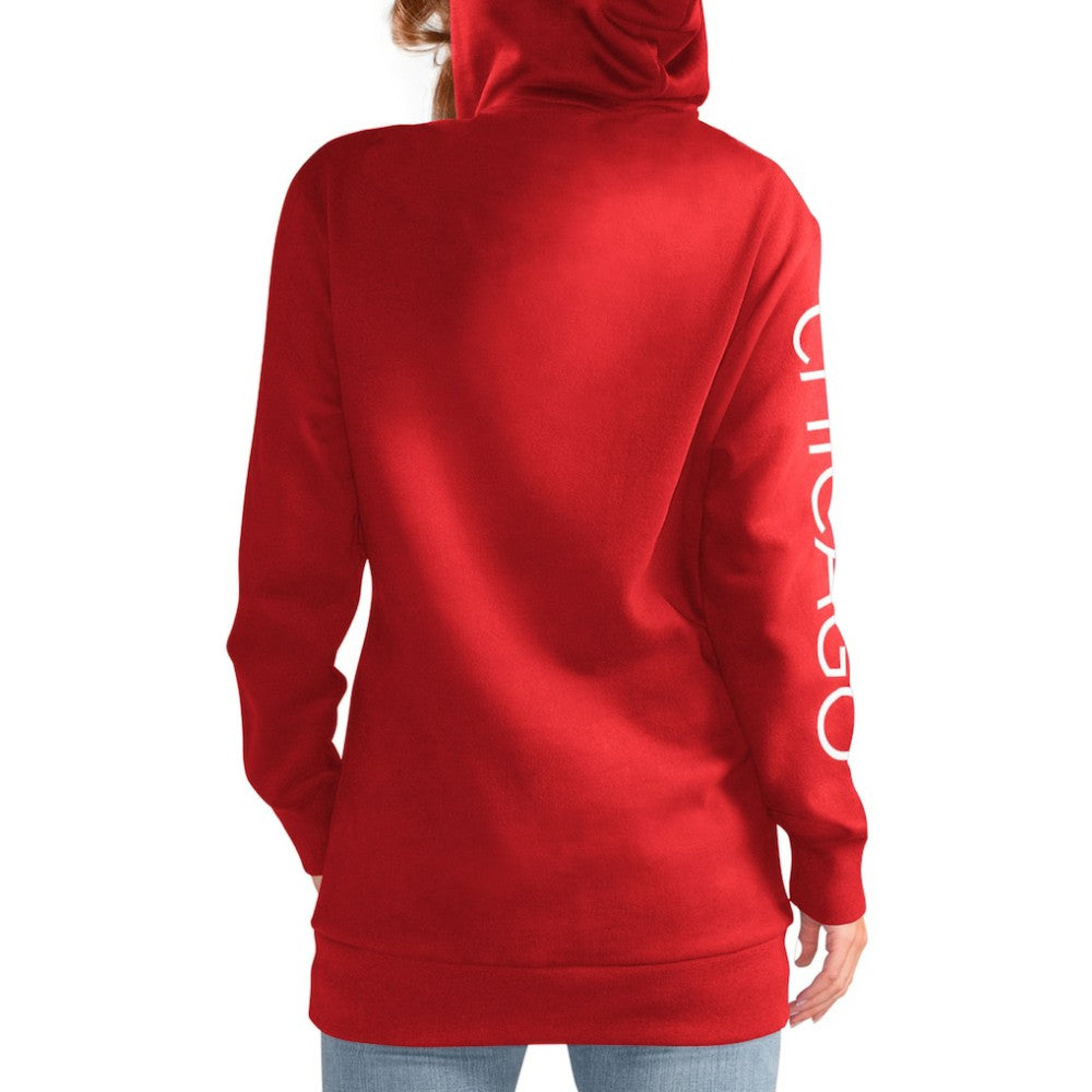 Chicago Blackhawks G-III 4Her by Carl Banks Women's Overtime Pullover Hoodie - Red - NHL 200115955