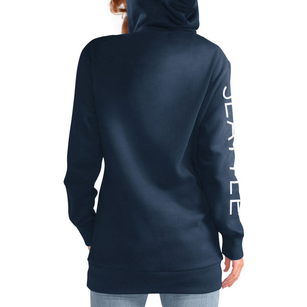 Seattle Kraken G-III 4Her by Carl Banks Women's Overtime Pullover Hoodie - Deep Sea Blue - NHL 200115970