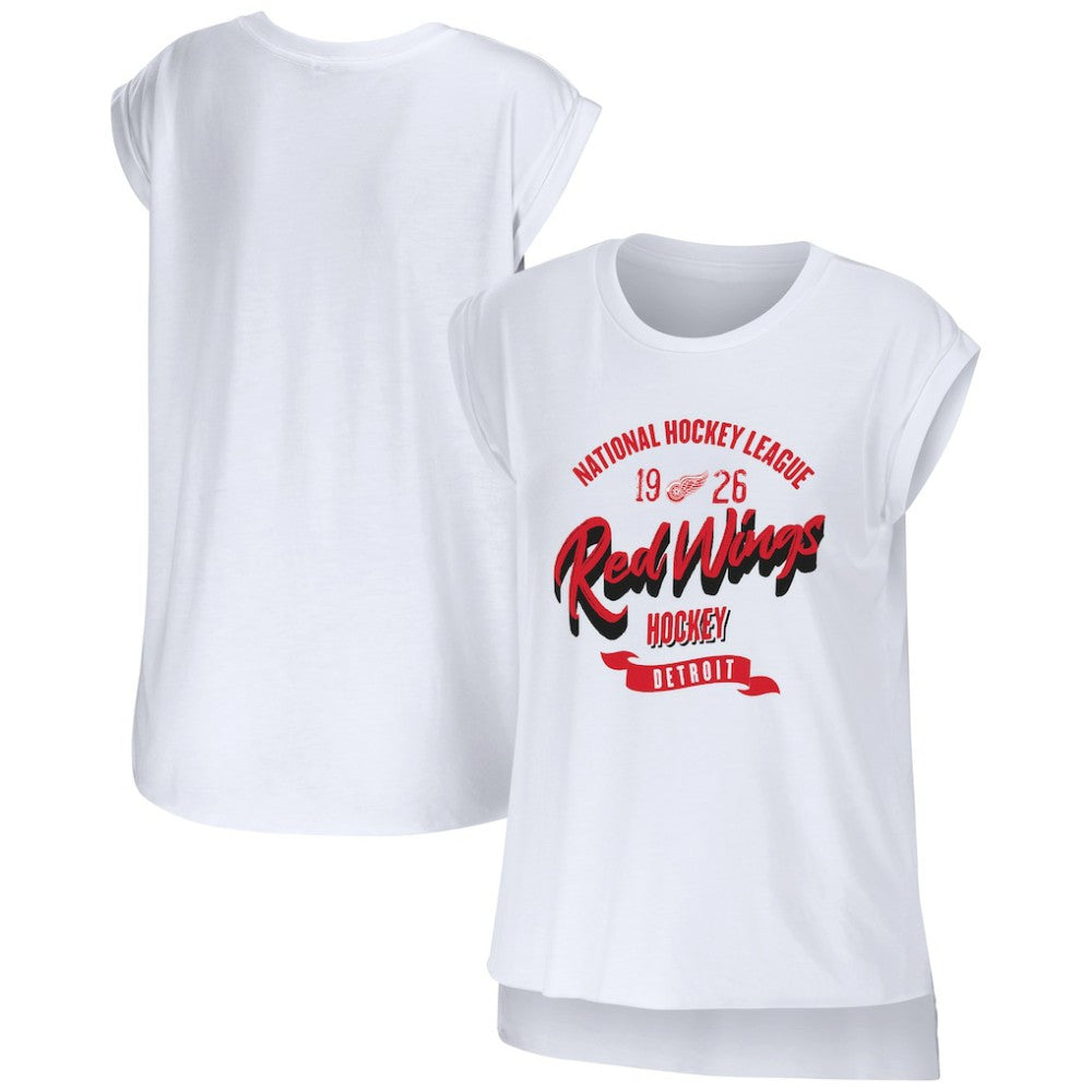 Detroit Red Wings WEAR by Erin Andrews Women's Domestic Tank Top - White - NHL 200116092