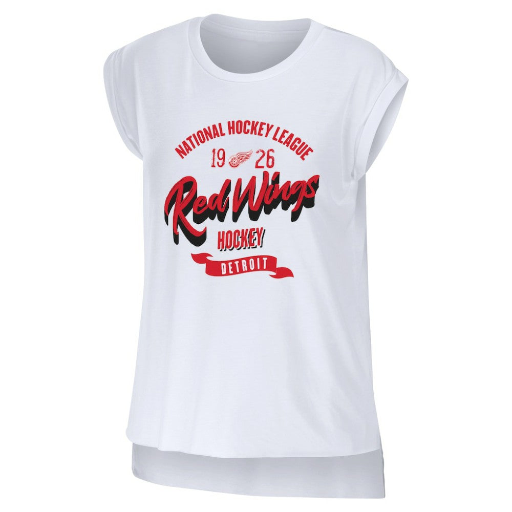 Detroit Red Wings WEAR by Erin Andrews Women's Domestic Tank Top - White - NHL 200116092