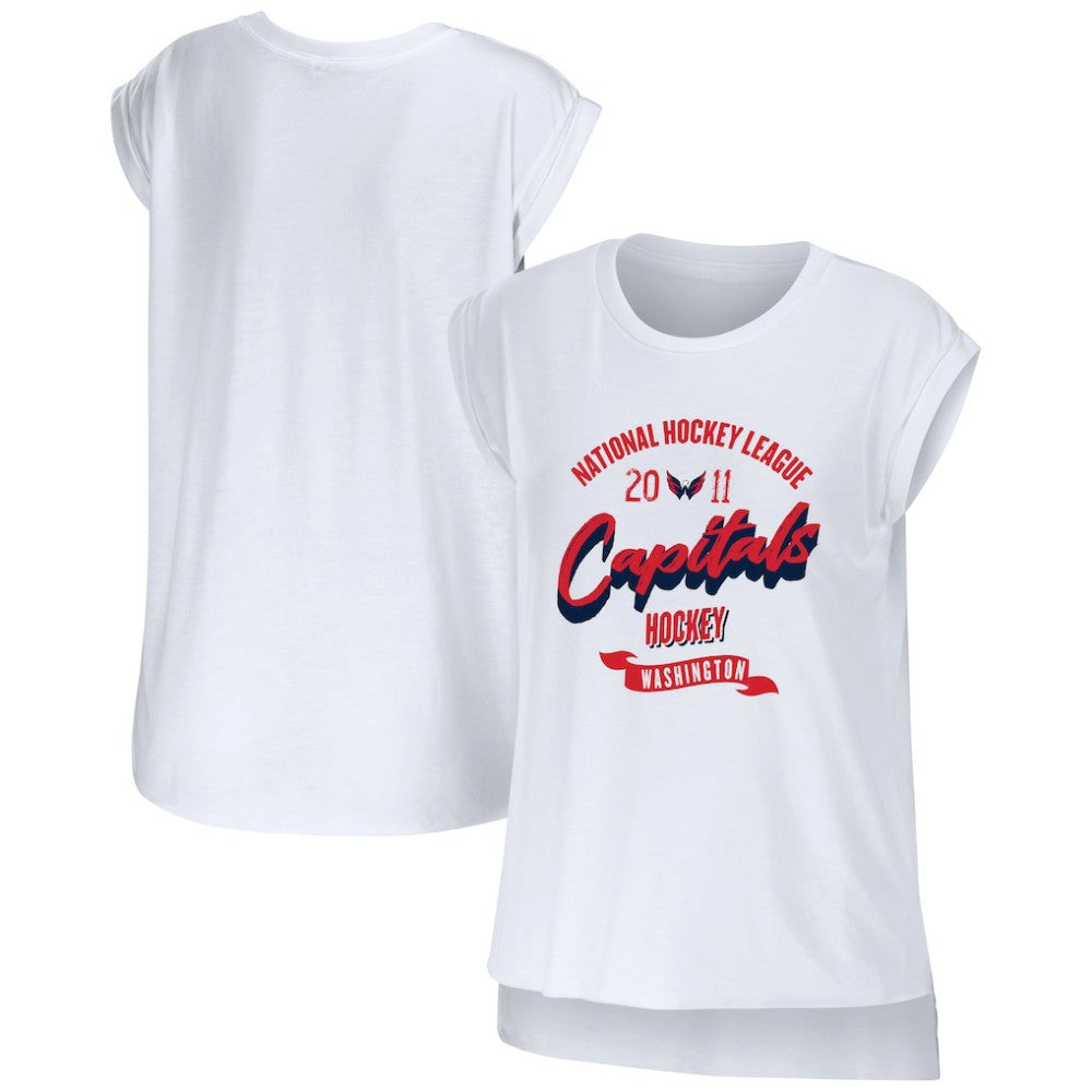 Washington Capitals WEAR by Erin Andrews Women's Domestic Tank Top - White - NHL 200116100