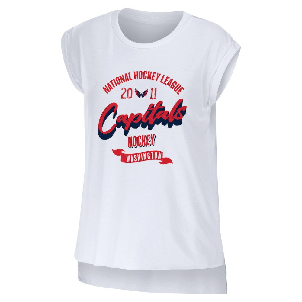 Washington Capitals WEAR by Erin Andrews Women's Domestic Tank Top - White - NHL 200116100
