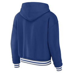 Tampa Bay Lightning WEAR by Erin Andrews Women's Lace-Up Pullover Hoodie - Blue - NHL 200116127