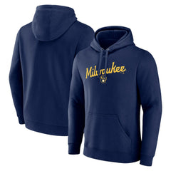 Milwaukee Brewers Series Sweep Pullover Hoodie - Navy - MLB Sale