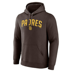San Diego Padres Series Sweep Pullover Hoodie - Brown - MLB Sale
