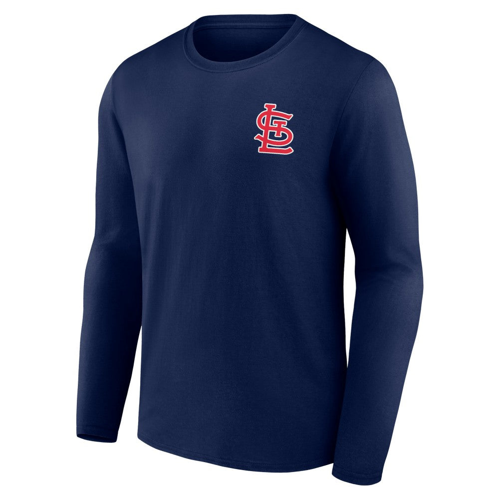 St. Louis Cardinals Hometown Collection Gateway Long Sleeve T-Shirt - Navy - MLB Lifestyle