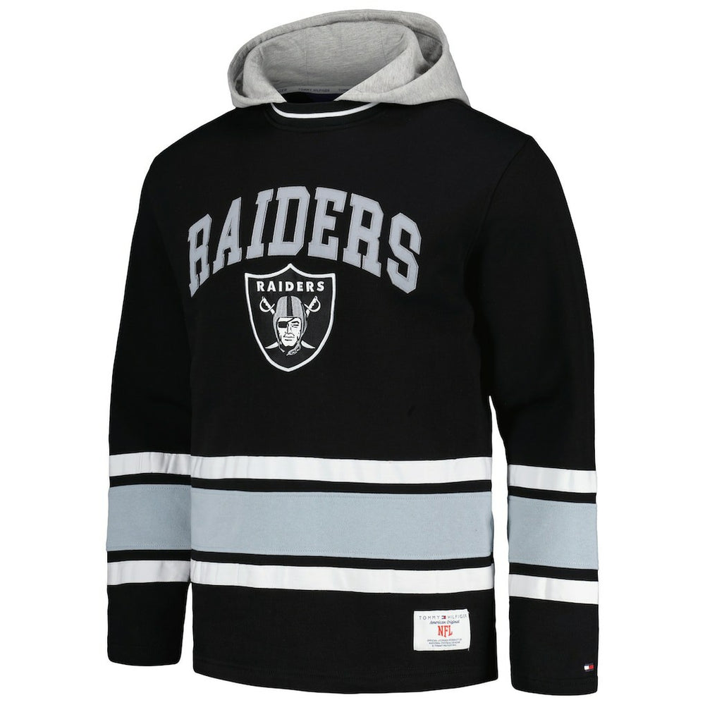 Las Vegas Raiders Tommy Hilfiger Ivan Fashion Pullover Hoodie Black