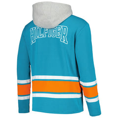 Miami Dolphins Tommy Hilfiger Ivan Fashion Pullover Hoodie Aqua
