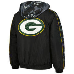 Green Bay Packers Starter Thursday Night Gridiron Full-Zip Hoodie Black