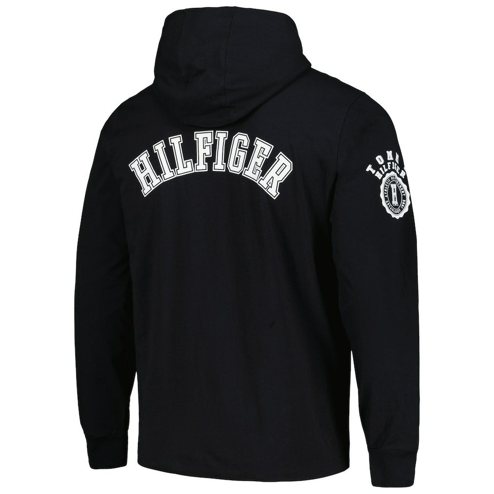 Las Vegas Raiders Tommy Hilfiger Morgan Long Sleeve Hoodie T-Shirt Black