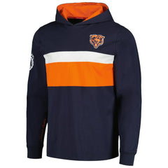 Chicago Bears Tommy Hilfiger Morgan Long Sleeve Hoodie T-Shirt Navy