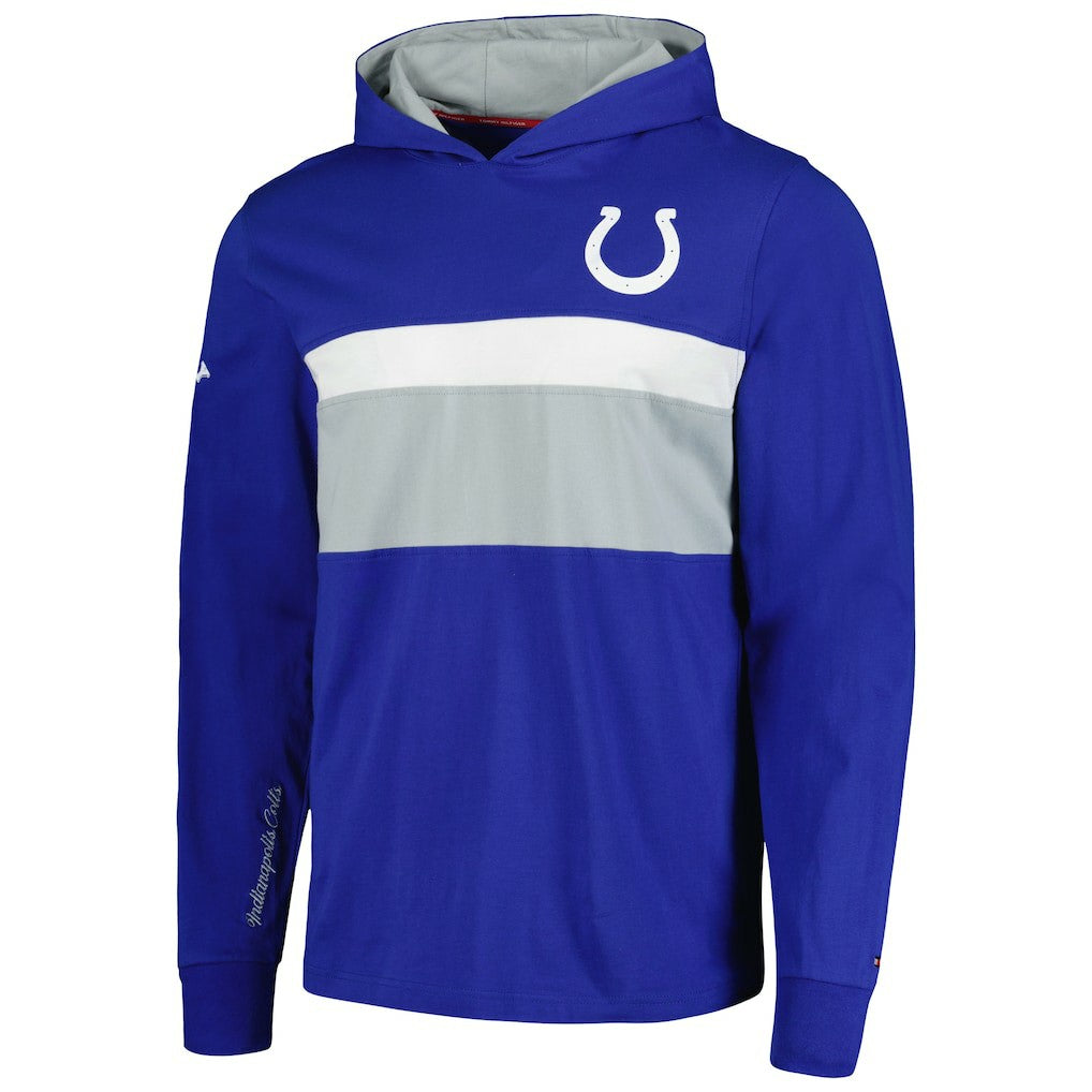 Indianapolis Colts Tommy Hilfiger Morgan Long Sleeve Hoodie T-Shirt Royal