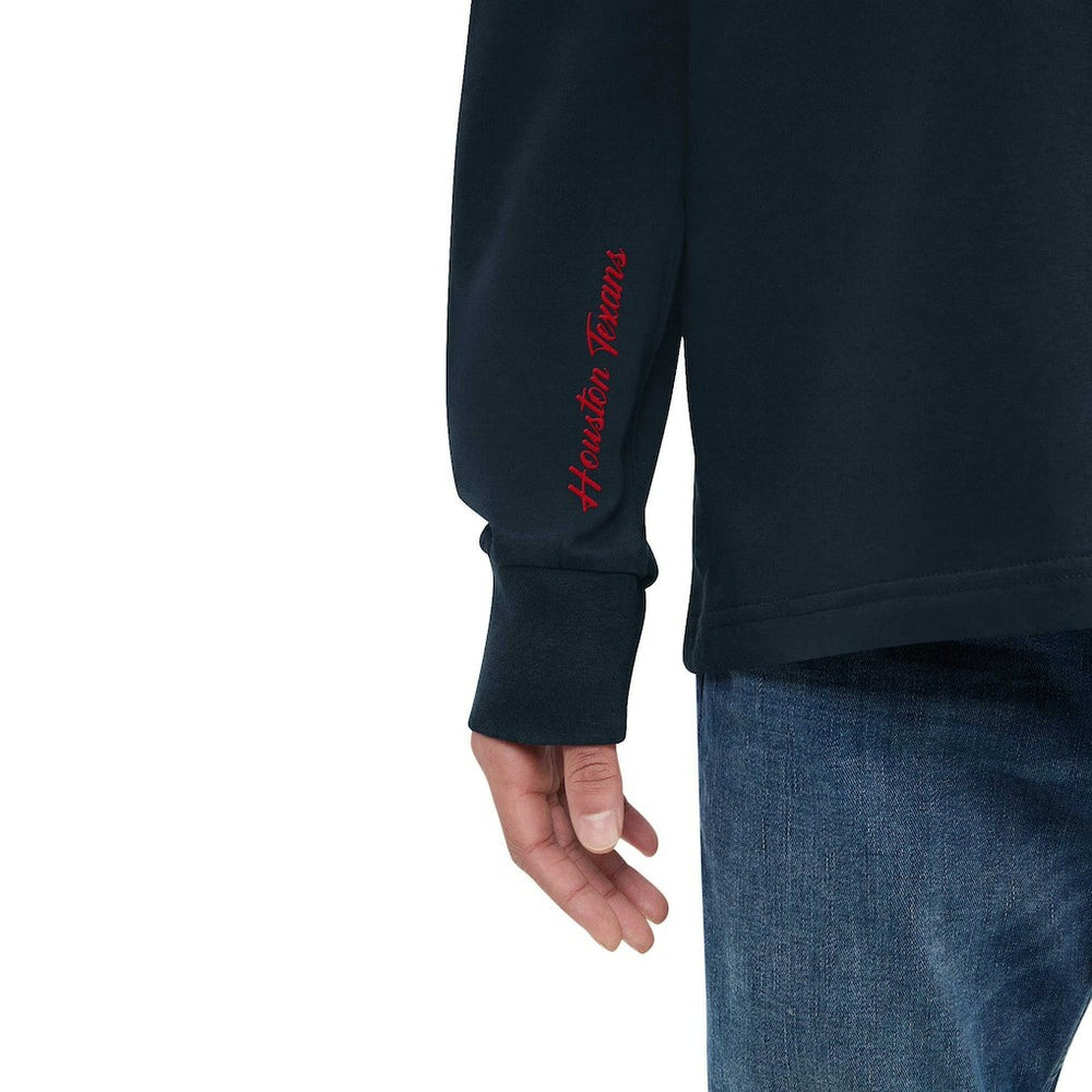 Houston Texans Tommy Hilfiger Morgan Long Sleeve Hoodie T-Shirt Navy