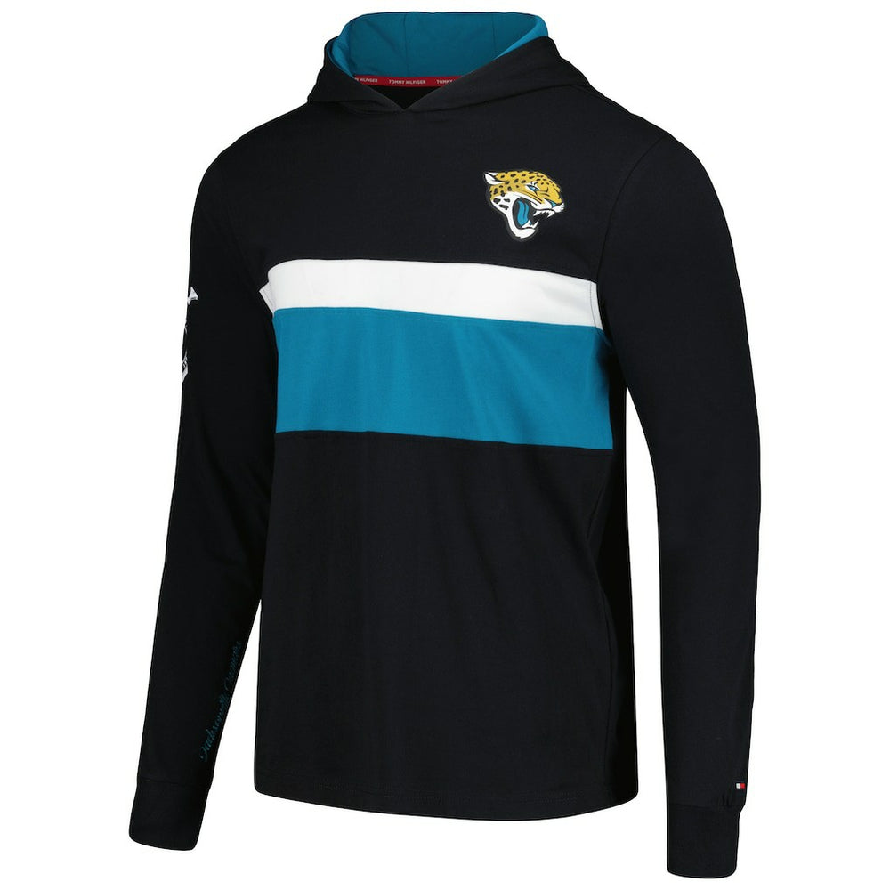 Jacksonville Jaguars Tommy Hilfiger Morgan Long Sleeve Hoodie T-Shirt Black