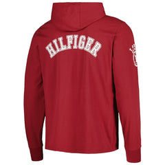 Washington Commanders Tommy Hilfiger Morgan Long Sleeve Hoodie T-Shirt Burgundy