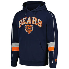 Chicago Bears Starter Captain Pullover Hoodie Navy