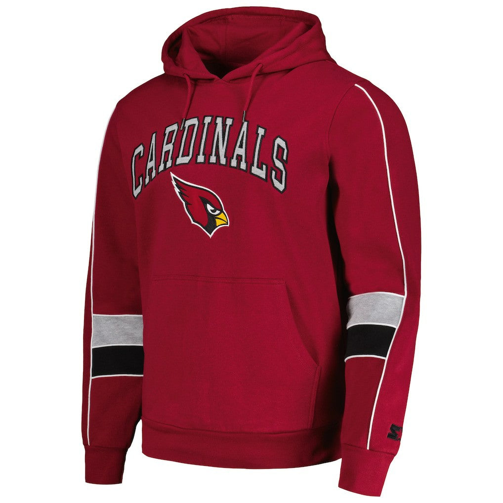 Arizona Cardinals Starter Captain Pullover Hoodie Cardinal