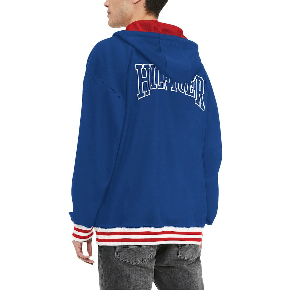 New York Giants Tommy Hilfiger Aaron Quarter-Zip Hoodie Royal