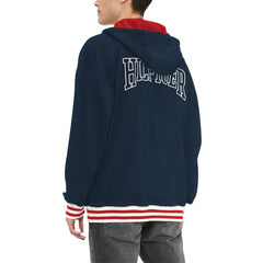 New England Patriots Tommy Hilfiger Aaron Quarter-Zip Hoodie Navy