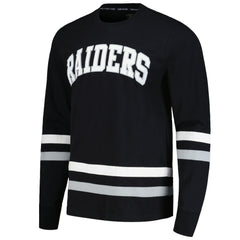 Las Vegas Raiders Tommy Hilfiger Nolan Long Sleeve T-Shirt Black/Silver