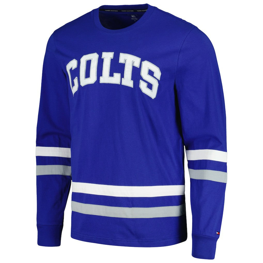 Indianapolis Colts Tommy Hilfiger Nolan Long Sleeve T-Shirt Royal/Gray