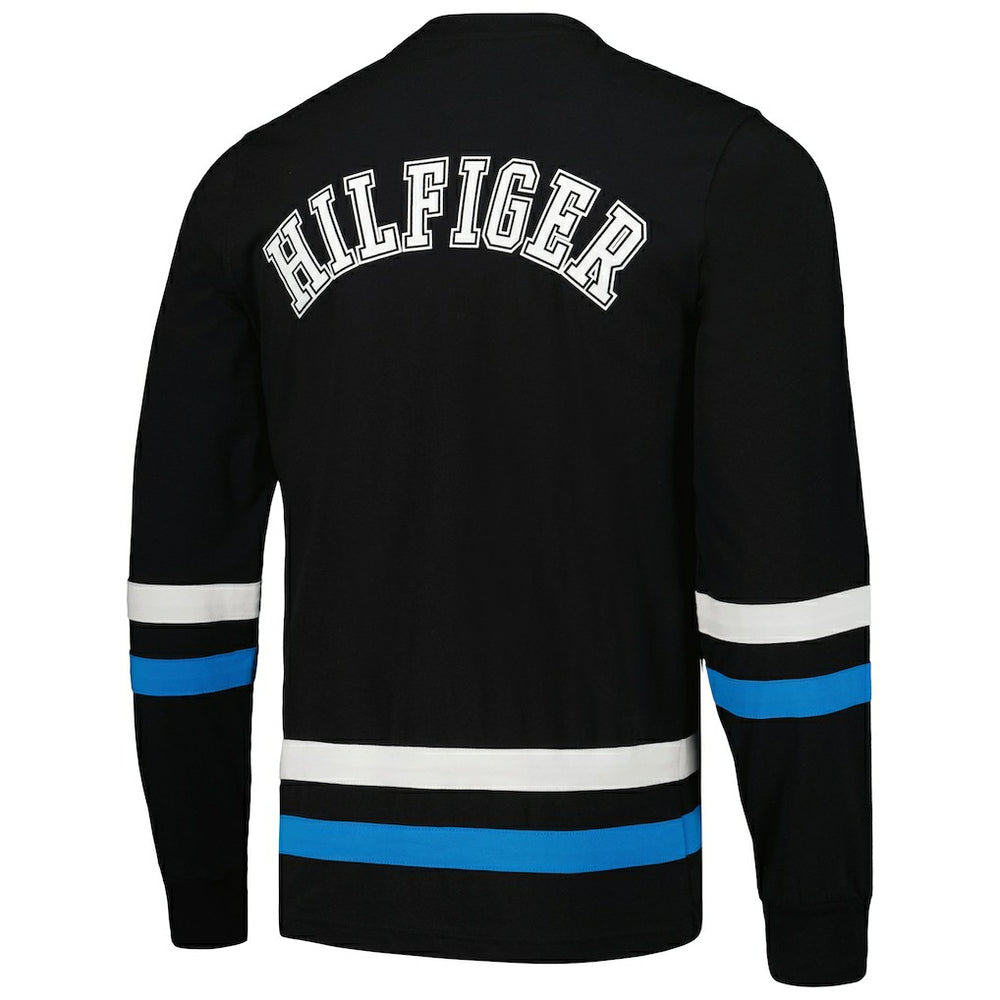 Carolina Panthers Tommy Hilfiger Nolan Long Sleeve T-Shirt Black/Blue