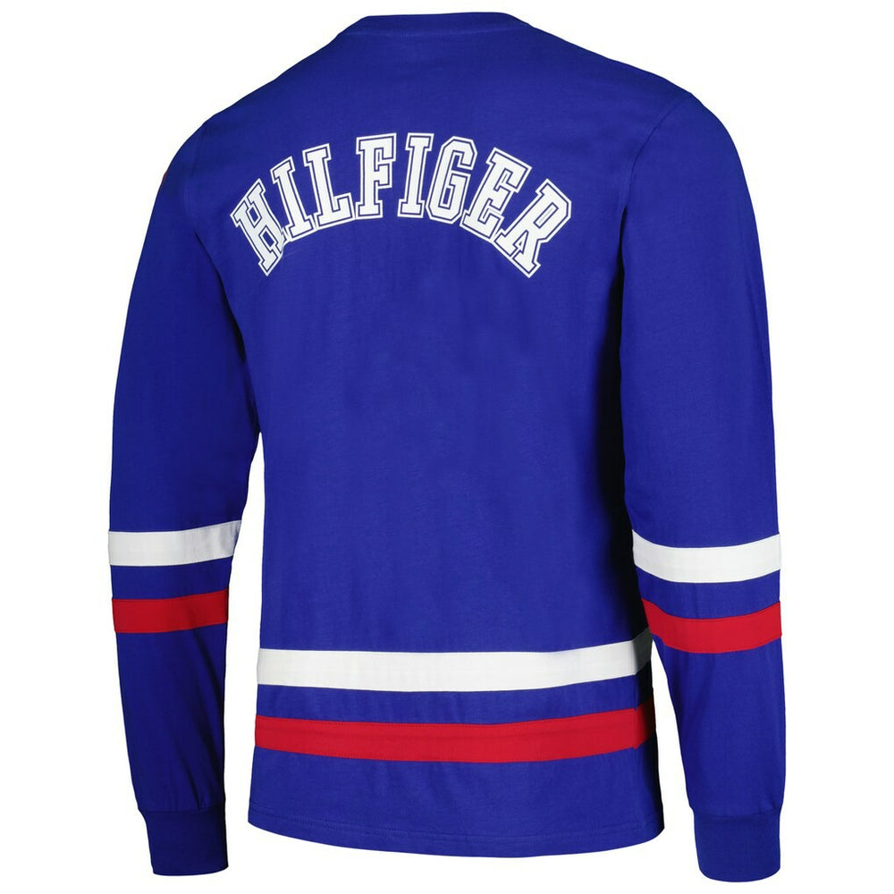 New York Giants Tommy Hilfiger Nolan Long Sleeve T-Shirt Royal/Red