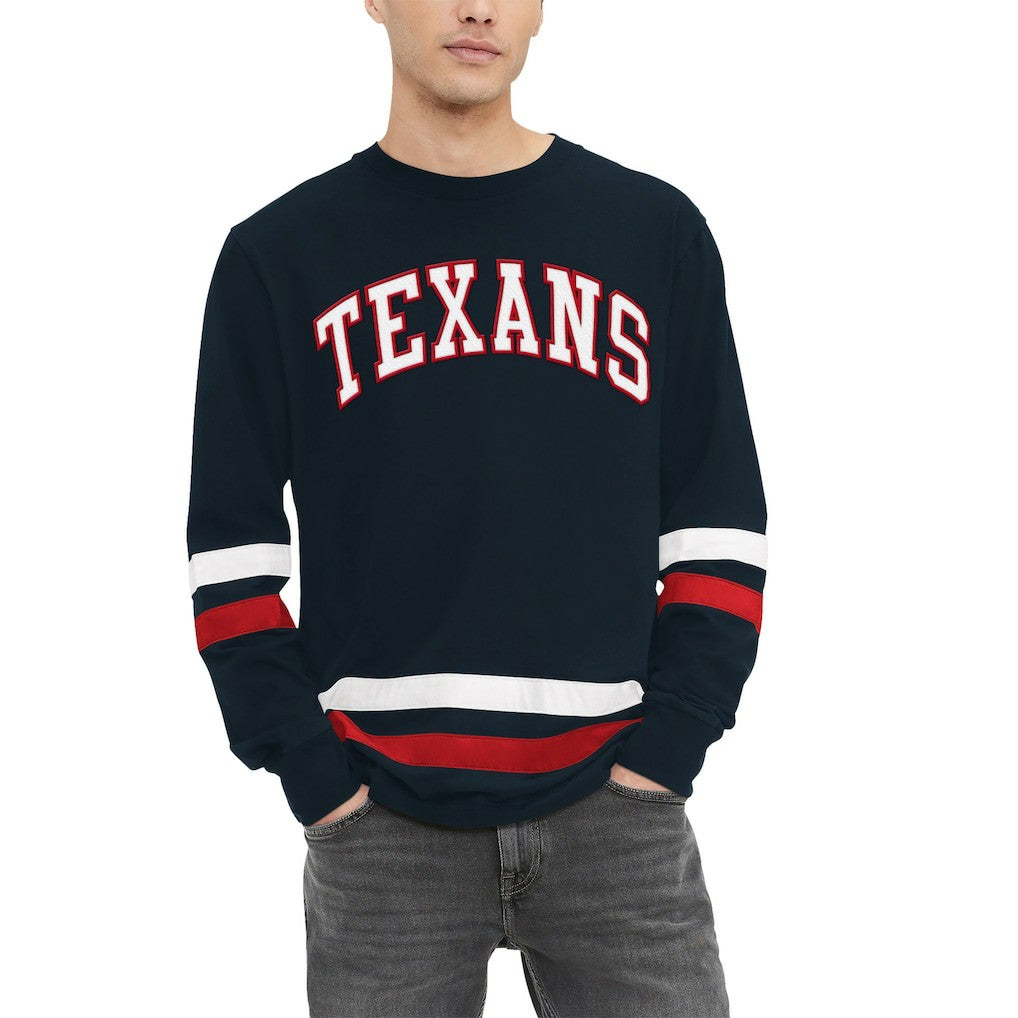 Houston Texans Tommy Hilfiger Nolan Long Sleeve T-Shirt Navy/Red