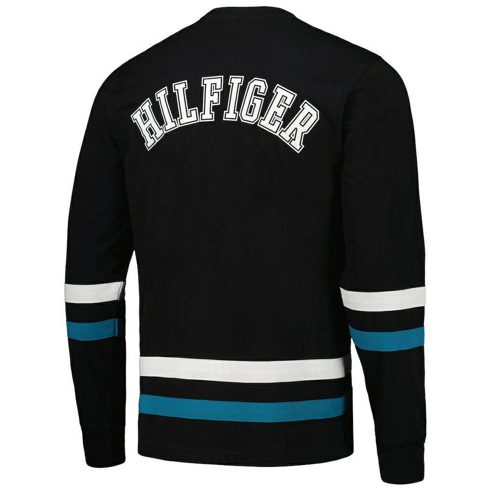 Jacksonville Jaguars Tommy Hilfiger Nolan Long Sleeve T-Shirt Black/Teal