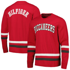 Tampa Bay Buccaneers Tommy Hilfiger Nolan Long Sleeve T-Shirt Red/Pewter