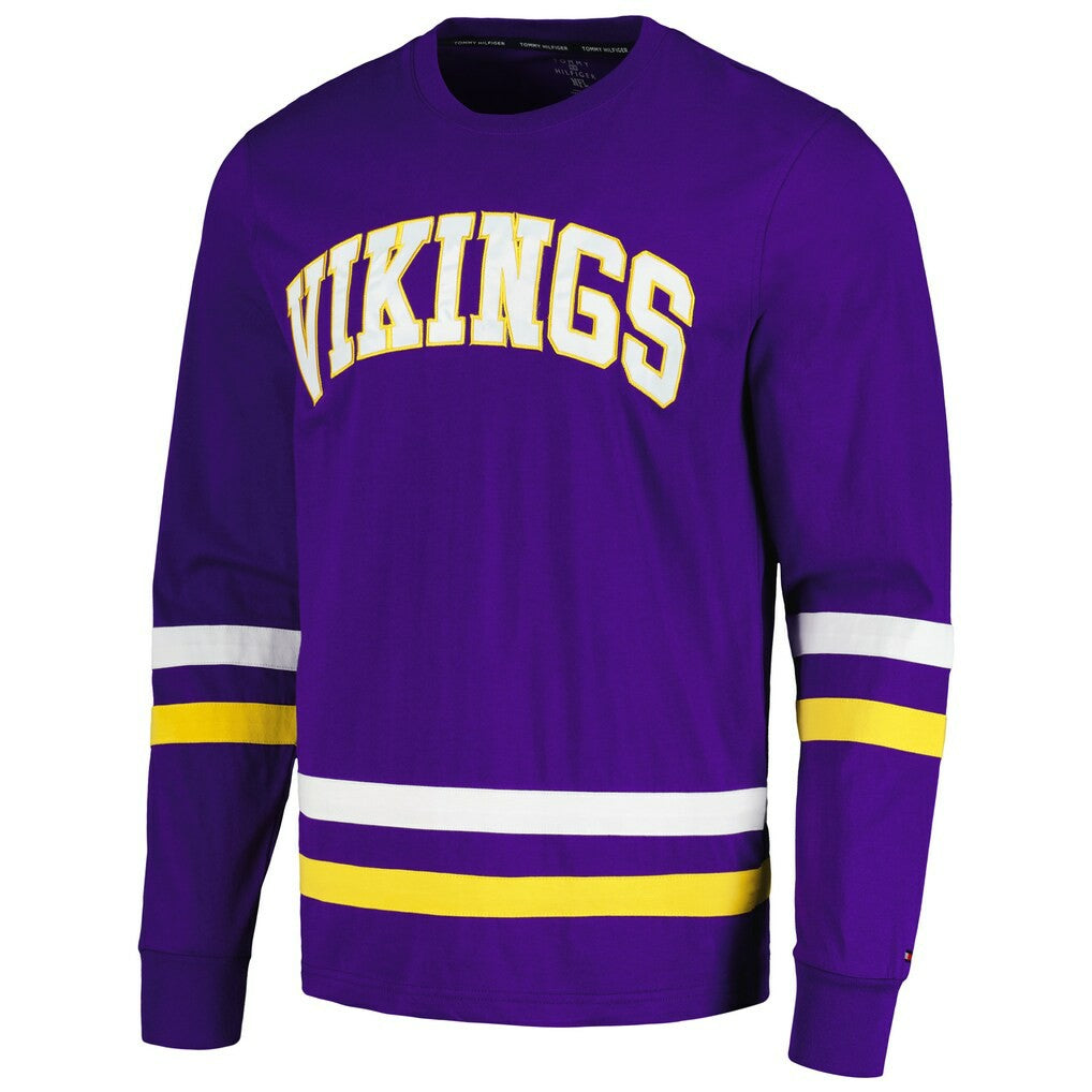 Minnesota Vikings Tommy Hilfiger Nolan Long Sleeve T-Shirt Purple/Gold
