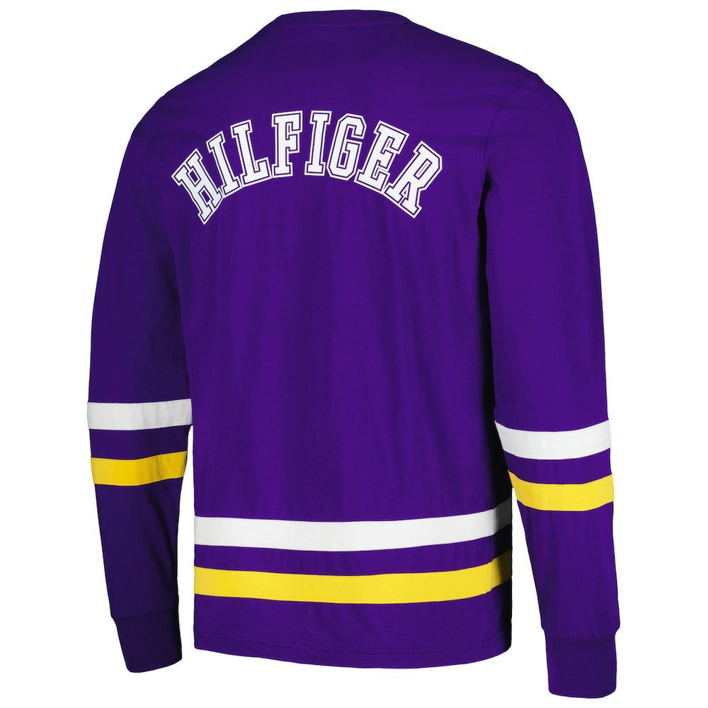Minnesota Vikings Tommy Hilfiger Nolan Long Sleeve T-Shirt Purple/Gold