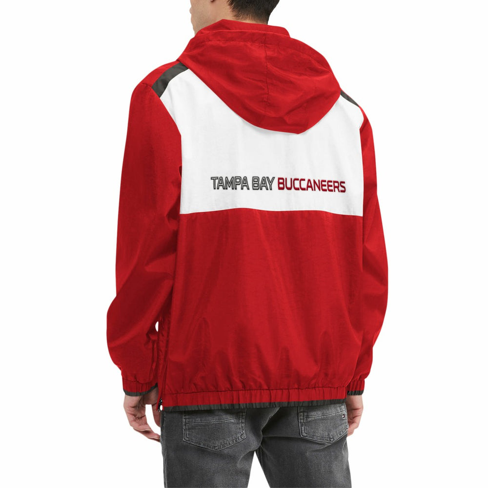Tampa Bay Buccaneers Tommy Hilfiger Carter Half-Zip Hooded Top Red/White