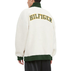 Green Bay Packers Tommy Hilfiger Jordan Sherpa Quarter-Zip Sweatshirt Cream