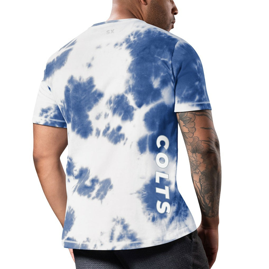 Indianapolis Colts MSX by Michael Strahan Freestyle Tie-Dye T-Shirt Royal