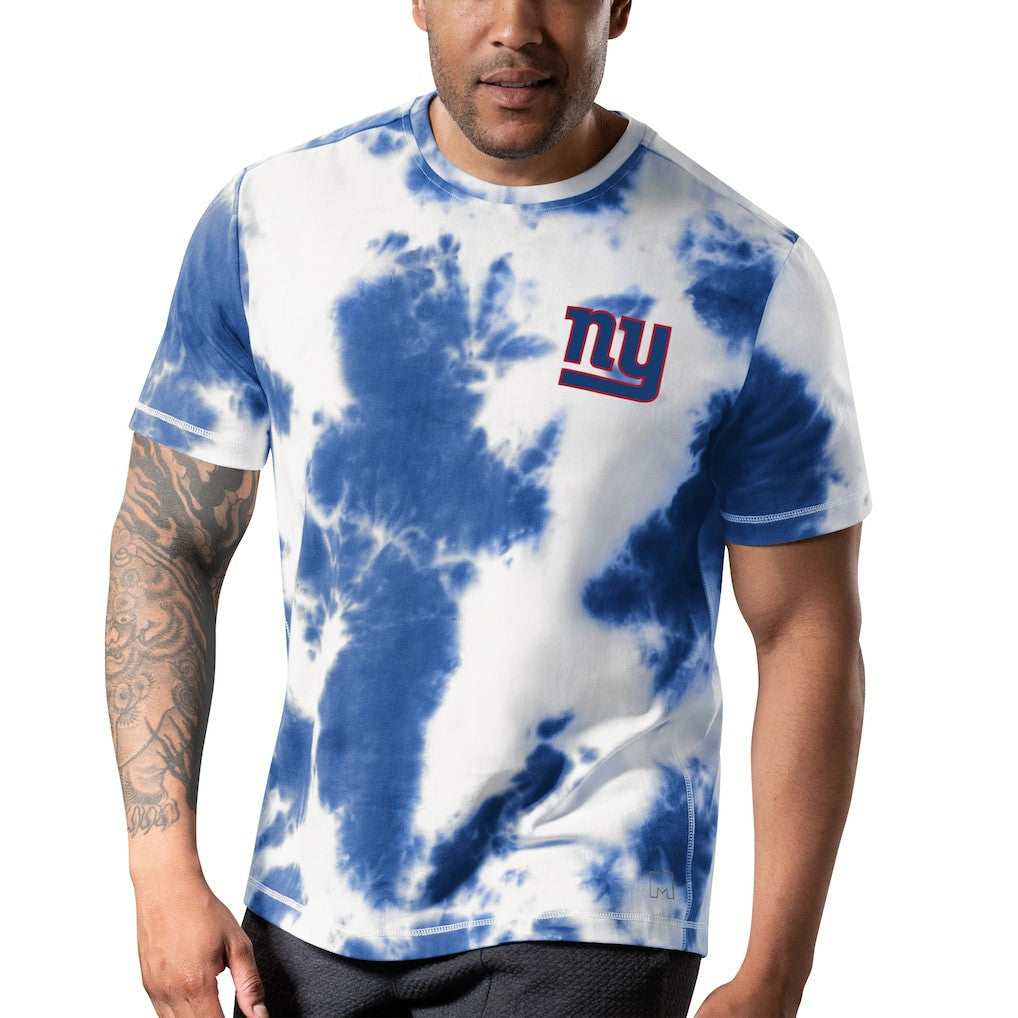 New York Giants MSX by Michael Strahan Freestyle Tie-Dye T-Shirt Royal