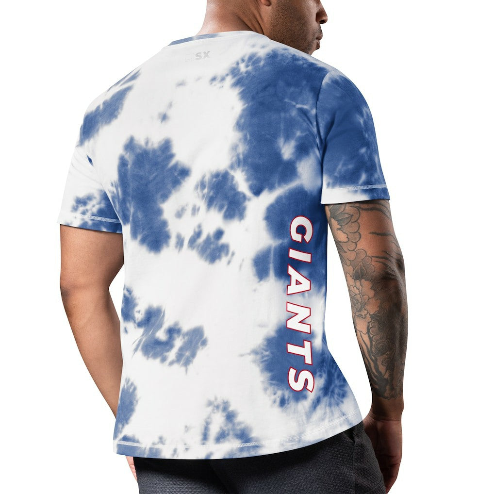 New York Giants MSX by Michael Strahan Freestyle Tie-Dye T-Shirt Royal